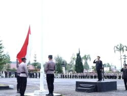 Polres Bener Meriah Menggelar Upacara Bendera Merah Putih dalam Rangka Hari Sumpah Pemuda ke-95 Tahun 2023