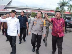 Tindaklanjuti Keresahan Masyarakat, Ratu Dewa dan Kapolresta Palembang Tinjau Langsung Pos Pengamanan BKB