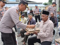 20 Warga Kecamatan Ketol Ucap Syukur Terima Paket Sembako Jumat Barokah Polres Aceh Tengah