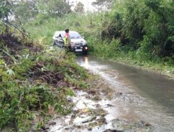 Bencana Alam Tanah Longsor di Jalan Lintas KKA Aceh Utara, Polisi Lakukan Pengaturan Lalulintas