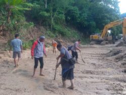 Sempat Lumpuh Total Akibat Tanah Longsor, Kini Jalan Uning-Pamar Sudah Dapat Dilalui Kembali