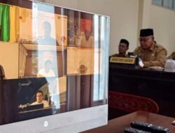 Pemkab Bener Meriah Ikuti Rakor Pengendalian Inflasi Dengan Mendagri