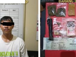 Polres Madiun Kota Berhasil Amankan Tersangka Pengedar Narkotika Jenis Ganja