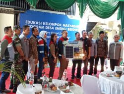 Pertamina EP Field Rantau Resmikan Program Desa Berdikari PLTS