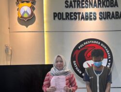 Polrestabes Surabaya Kembali Berhasil Amankan Tersangka Pengedar Narkoba