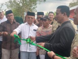 Partai  PKB  Dapil  Aceh 2  HDR Resmikan gazebo sejumlah kios kuliner.