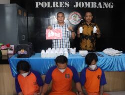 Tiga Bersaudara di Jombang Dibekuk Polisi, Saat Pesta Narkoba