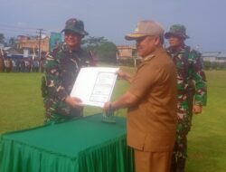 Pj. Bupati Aceh Tamiang Ikutserta Kodim 0117/Aceh Tamiang Laksanakan Upacara Pembukaan TNI Manunggal Masuk Desa (TMMD) Reguler Ke – 119 Tahun 2024