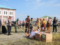 Pj. Bupati Aceh Tamiang Bersama Forkopimda dan  KIP Musnakan Surat Suara