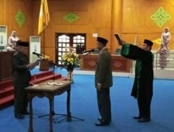 PARIWARA: Paripurna PAW, DPRK Aceh Taming Ambil Sumpah Abdul Muis