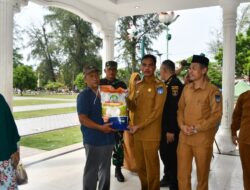 Pemko Langsa Bersama Bulog Dan kantor Pos Salurkan Bantuan