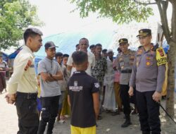 Kapolres Pidie Tinjau Kondisi Terkini Pengungsi Etnis Rohingya di Batee Dan Padang Tiji