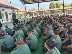 Jam Komanda, Dandim Beri Arahan dari Kasad Kepada Prajurit dan PNS TNI Kodim 0102/Pidie