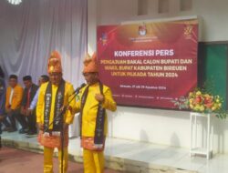 Pasangan Kandidat Cabup Dan Wabup Bireuen Dari partai Golkar Resmi Mendaftarkan