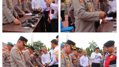 Kapolres Aceh Tamiang: Pastikan Pengunaan Senjata Api Sesuai S.O.P