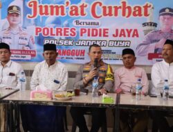 Kapolres Pidie Jaya Mantapkan Sinergi Lintas Sektor Menjelang Pilkada dalam Forum Jum’at Curhat