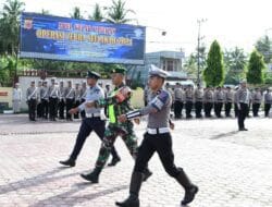 Kapolres Aceh Timur Pimpin Apel Gelar Pasukan Operasi Zebra Seulawah 2024