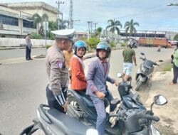 Operasi Zebra Seulawah 2024 di Lhokseumawe, 16 Pengendara Ditindak di Jalan Merdeka Barat