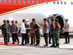 Pangdam IM Mayor Jenderal TNI Niko Fahrizal, M.Tr. (Han) Dampingi Presiden RI Dalam Kunjungan Kerja Di Aceh