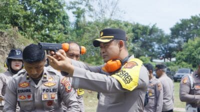 Asah Kemampuan Personel, Polres Lhokseumawe Gelar Latihan Menembak