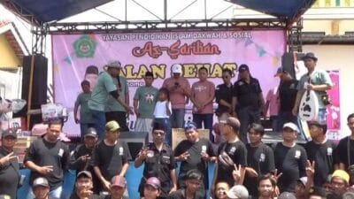 Yayasan As Sariban Gelar Jalan Sehat Berhadiah Bea Siswa Gratis