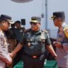 Kapolres Lhokseumawe Hadiri Upacara Penyambutan Purna Tugas Satgas Pamtas RI-PNG Batalyon Infantri 111/Karma Bhakti