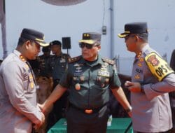 Kapolres Lhokseumawe Hadiri Upacara Penyambutan Purna Tugas Satgas Pamtas RI-PNG Batalyon Infantri 111/Karma Bhakti