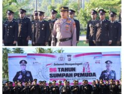 Polres Pidie Jaya Gelar Upacara Sumpah Pemuda ke – 96