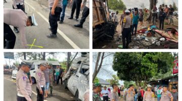 Lima Orang Meninggal Dunia Dalam Kecelakaan Lalu Lintas Di Km 77 Muara Tiga